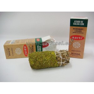 Tocha Aarti Salvia com Alecrím 9-10cm